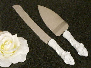Two Hearts Become One Cake Serving Set