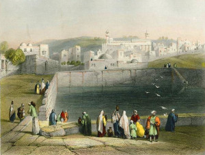 Hebron - الخليل : HEBRON - Engraving 3 - ca. 1845
