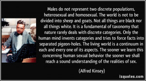 Males do not represent two discrete populations, heterosexual and ...