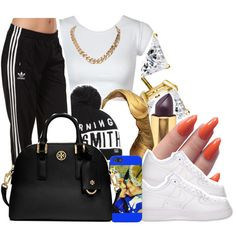 fashion look from November 2014 featuring adidas Originals ...