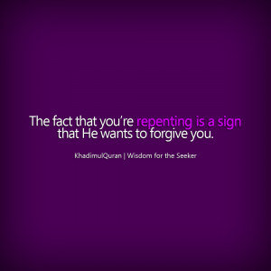 Quotes About Repentance And Forgiveness In Islam