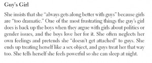 ... much sums up the common tomboy description for girls but also women
