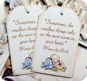 Classic Winnie the Pooh & Friends Quote Tags- Set of 6 - Vintage ...