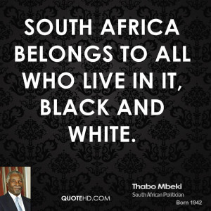 Thabo Mbeki Quotes