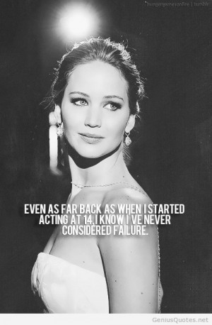 Cute quote Jennifer Lawrence