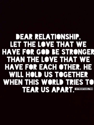 Dear Relationship,