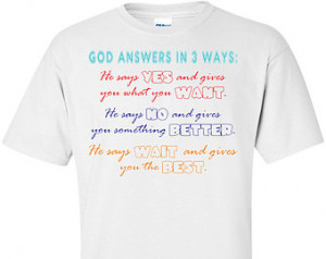 Famous Religious Quote Design Vinyl Transfer T-Shirt with Free Wall ...