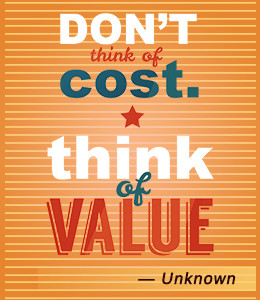 Quote about value by unknown author