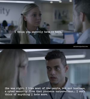 scene from the Mr Robot TV series on USA Network.
