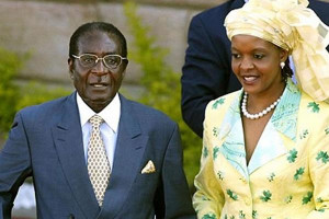 the wife of leader Robert Mugabe has gained a PhD in orphanages