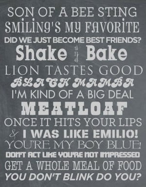 Will Ferrell Quotes Subway Art 11x14 poster by Pearls3Girls, $10.00
