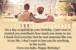 Birthday Quotes For A Guy You Like ~ Birthday Wishes For Girlfriend