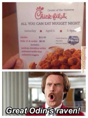 Funny memes – [All you can eat nugget night]