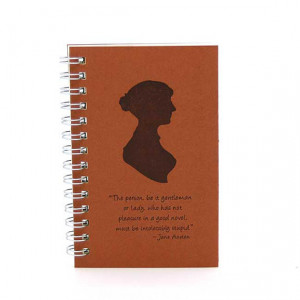 Book Organizer, Jane Austen Quote Diary, Book tracker, Book Lover Gift ...