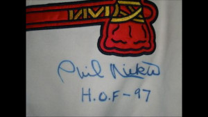 Phil Niekro Autographed Jersey (braves) W/ Proof!