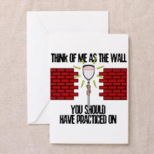 Lacrosse Goalie Wall Greeting Cards (Pk of 10) for