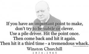 Winston Churchill Drunk Quote