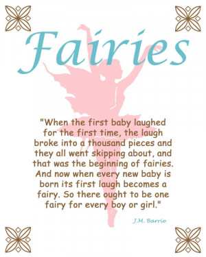 Fairies Silhouette Peter Pan Quote Print Wall art 8 x 10 fairy FREE ...