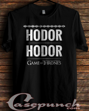 Hodor Quote Shirt Image is loading an-hodor-quote-inspired-by-g-o-t ...