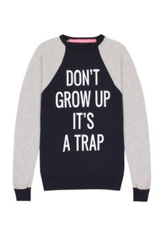 Don't Grow Up Raglan More