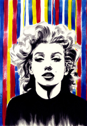 Marilyn Monroe Poster Form Long Hair Names Medium Length For Round ...