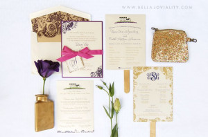 ... Fan - Purple and gold Stationery by Bella Joviality in Raleigh, NC