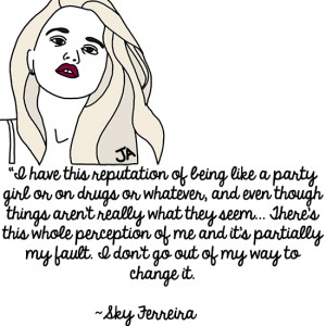 Sky Ferreira on the Music Industry, in Illustrated Form