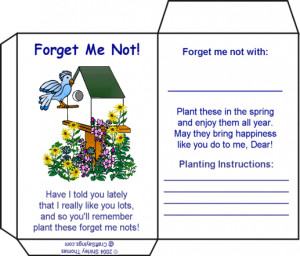 Forget-Me-Not Seed Packet