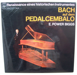 Edward Power Biggs Bach auf dem Pedalcembalo LP