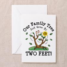 Our Family Tree Grew Greeting Card for