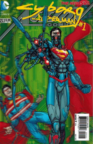 Comics #23.1 Cyborg Superman #1 3D First Print Villains Month Variant ...