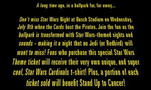 Star Wars Night at Busch Stadium