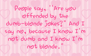Related Pictures dumb blonde quotes funny quotes
