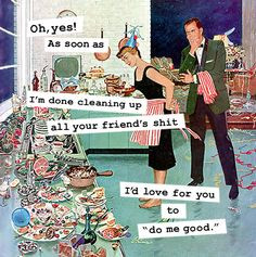 Vintage 1950's Housewife memes, funny sayings, sarcasm, e cards, funny ...