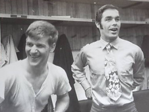 ... > Photos > 1969 > 1969-In Dressing Room With Derek Sanderson