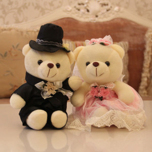High-Quality Christmas Gift PP Cotton Cute Small Teddy Bears Couple ...