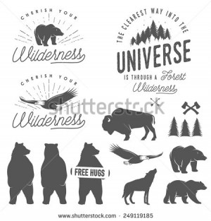 set of wilderness quotes