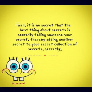... up#spongebob#quote#quotes#quoteoftheday#instaquote#yellow#secret