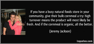 If you have a busy natural foods store in your community, give their ...