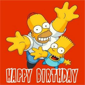 Simpsons Birthday Pics