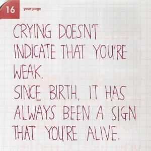 crying, diary, inspiration, life, photography, quote - inspiring ...