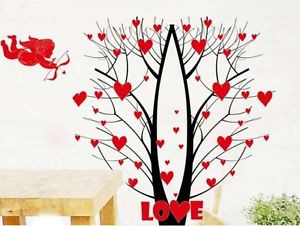 Wedding-Wall-Decals-Removable-Vinyl-Wall-Stickers-Love-Tree-Quotes ...