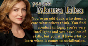 maura Rizzoli And Isles Kiss