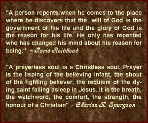 More Great Quotes on the subject of 'Prayer'