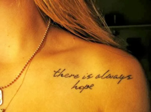 Hot Shoulder Short Life Quote Tattoos