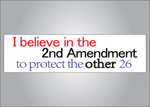 Make a statement on gun ownership with this 2nd amendment bumper ...