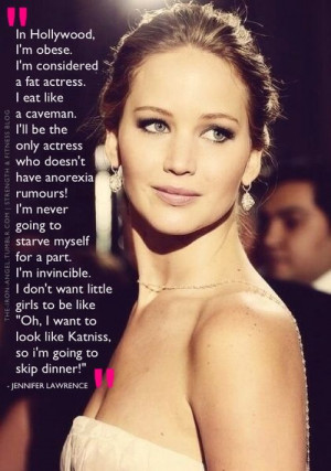 love her! What a positive role model for young women!