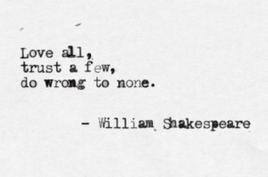 ... shakespeare quotes love trust wrong typewriter typewritten shakespeare