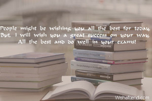 Good Luck For Exams
