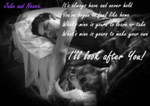 ... daughter jacob almost immediately imprints an involuntary response in